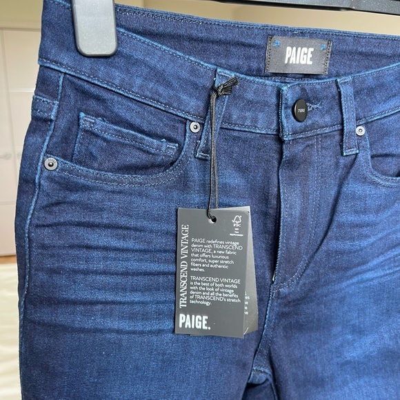 NWT PAIGE Hoxton High Rise Ankle Skinny Jeans in Size 26 - Picture 3 of 13